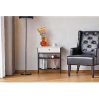 Ebern Designs Sofa Side Cabinetwith USB Ports And Outlets