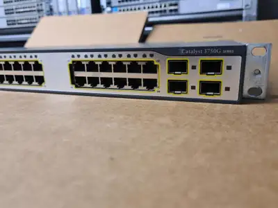 Cisco Catalyst 3750G C3750G-24TS-S 24-Port Gigabit Ethernet Switch