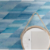 Hokku Designs Annissa Diagonals 33' L x 20.5" W Wallpaper Roll