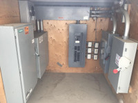 6' x 6' Temporary Electrical Service Shack (Steel Container)  for Construction and Oilfield Sites, etc.