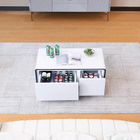 BURDOCK Multifunctional Coffee Table With Cooler And Frozen