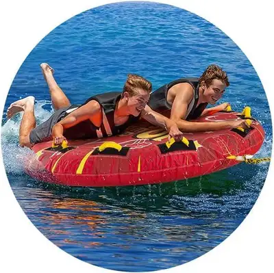 * Premium Material: Tubes for boating 0.6 mm thick PVC lining and heavy-duty 840D nylon full-coverag...