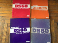 Suzuki DS50 DS80 DS100 DS125 Service Manuals