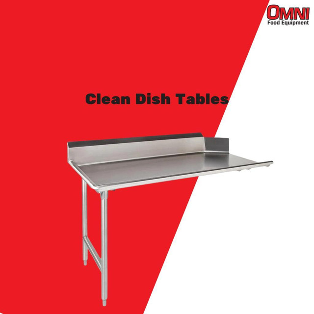 BRAND NEW Commercial Dishwashers and Dish Tables--GREAT DEALS!!! (Open Ad For More Details) dans Autres équipements commerciaux et industriels