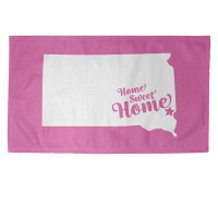 East Urban Home Home Sweet Sioux Falls Pink Area Rug