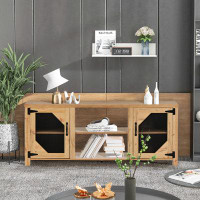 Gracie Oaks Modern TV Stand For 65'' TV With Large Storage Space