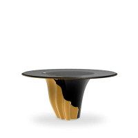 Koket Yasmine 59.8" Pedestal Dining Table