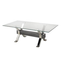 Ivy Bronx Sofa Table - Grey/Silver