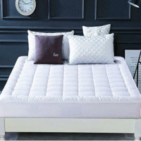 NEW MATTRESS PAD PILLOW TOP FITTED MICROFIBER DOWN