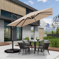 Arlmont & Co. Balvin 106'' Square Cantilever Umbrella