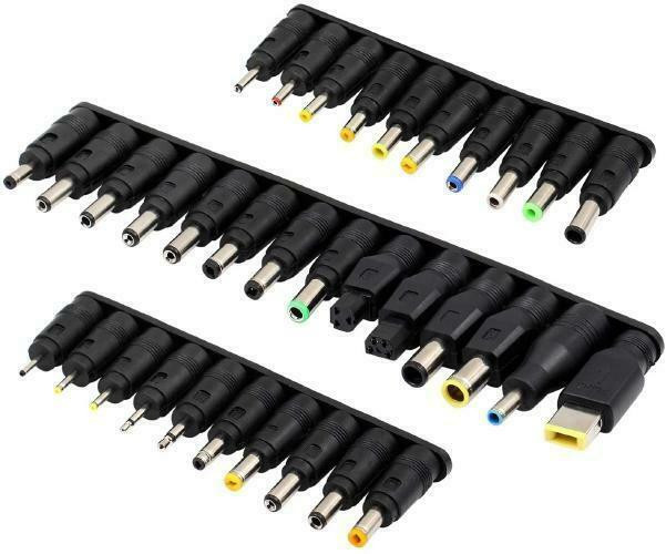 34pcs Universal DC Connector Plugs -  5.5x2.1mm Female Base - Fit for HP, Dell, IBM, Lenovo, Thinkpad, Toshiba, Acer, As in Laptop Accessories