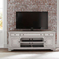 Birch Lane™ Branca Solid Wood TV Stand for TVs up to 75"