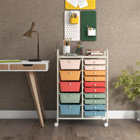 The Twillery Co. Hoffman 15 Drawer Rolling Storage Chest