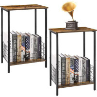 17 Stories Aadhrith End Table Set with Storage