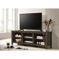 Winston Porter TV Stand With Open Shelves And Cable Management