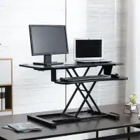 Inbox Zero Height Adjustable Standing Desk Converter