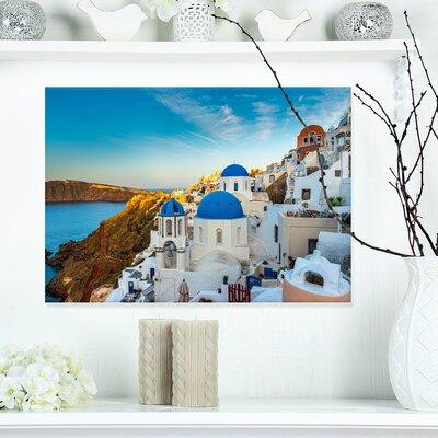 Made in Canada - East Urban Home 'Beautiful Santorin Houses Greece' Photograph in Painting & Paint Supplies