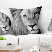 Made in Canada - East Urban Home Animal Lion Head Pillow