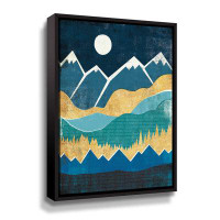 Loon Peak Big Sky And Mountains Gallery Wrapped Floater-Framed Canvas