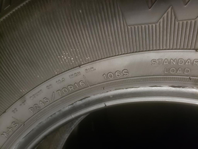 (Z440) 1 Pneu Ete - 1 Summer Tire 245-70-16 Goodyear 13/32 - NEUF / NEW in Tires & Rims in Greater Montréal - Image 3