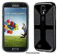Speck - CandyShell Grip Case for Samsung Galaxy S 4 Cell Phones - Black/Slate