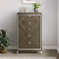 House of Hampton Luther 5 Drawer Chest