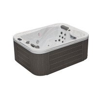 Luxury Spas Casey 3-person 47 Jet Hot Tub With Bluetooth In Grey