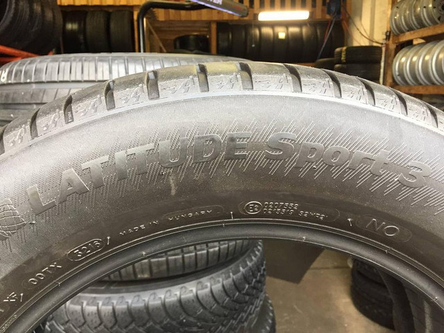 18 in PORSCHE OEM TAKE OFFS LIKE NEW SET OF 4 STAGGERED SUMMER TIRES MICHELIN LATITUDE SPORT 3 235/60R18 AND 255/55R18 in Tires & Rims - Image 3