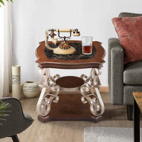 Darby Home Co Aceyon Floor Shelf End Table with Storage