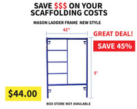 Scaffolding 5ft Ladder Frames - SALE - Save Money