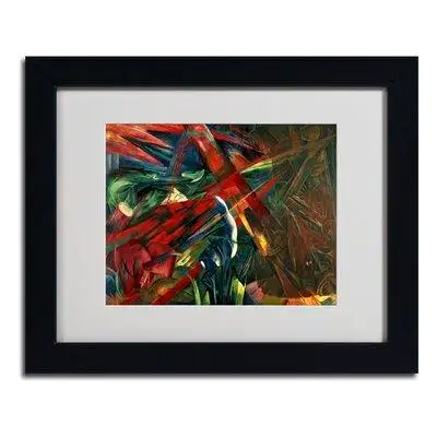 Trademark Fine Art 'Fate of the Animals 1913' Framed Painting Print on Canvas