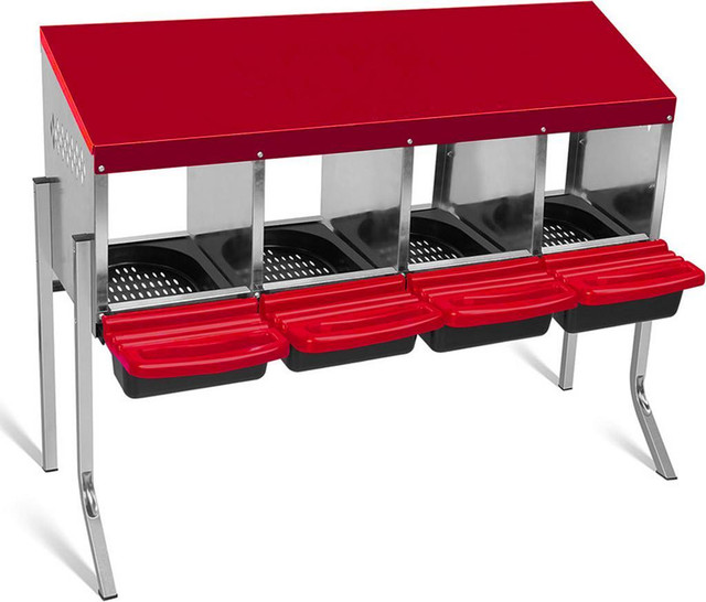 NEW 4 COMPARTMENT CHICKEN NESTING STAND S1221 in Other in Manitoba