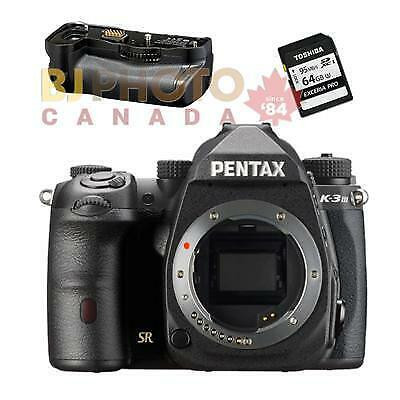Pentax K-3 Mark III black BODY  ( K3 III  ) + BG8 Grip + $250 Save Additional (on any trade) in Cameras & Camcorders