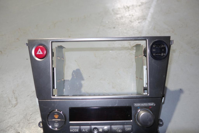 JDM Subaru Legacy Outback Climate Control Dual Double Din Bezel Hazard 2005-2009 in Other Parts & Accessories