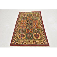 Isabelline One-of-a-Kind Alayna Hand-Knotted Beige 3'2" x 5' Wool Area Rug