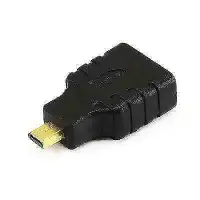 Micro-HDMI Male to HDMI Female Connector Port Saver Adapter - Black