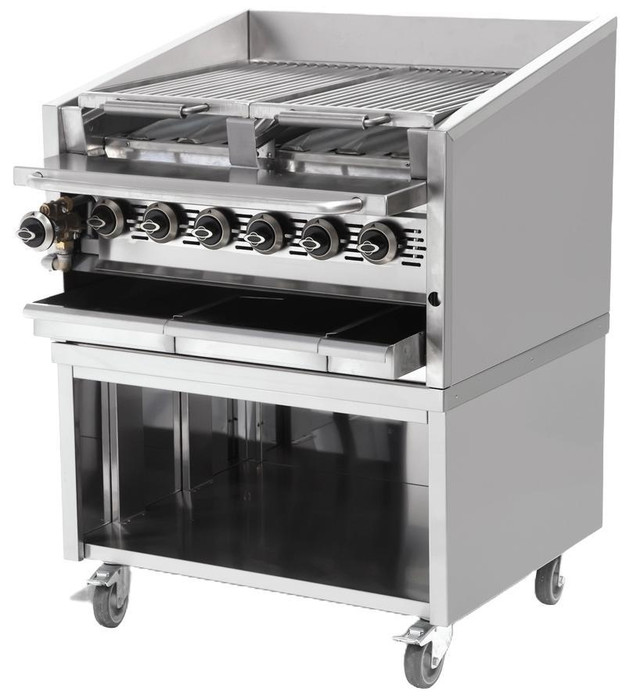 Sinco Signature 45 Convertible Gas Grill SC-8 in Industrial Kitchen Supplies