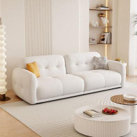 MABOLUS 82.68" Green 100% Polyester Modular Sofa cushion couch