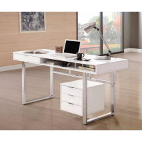 Latitude Run® Marinescu Wooden Writing Desk