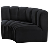 Meridian Furniture USA 60" Upholstered Modular Sofa
