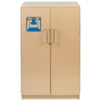Flash Furniture Children's Wood Refrigerator for Commercial or Home Use - Kid Friendly Design