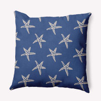 Dovecove Starfish Polyester Decorative Pillow Square