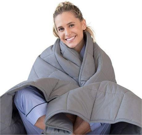 Luna Adult Weighted Blanket - Individual Use - 20 Lbs - 80x87 Queen Size in Bedding in Ontario
