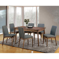 Mercury Row Vogelsang Wood 7-Piece Dining Table Set