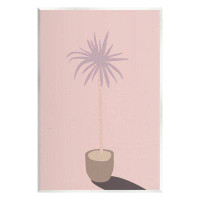 Stupell Industries Pink Potted Palm Plant Giclee Art By Lil' Rue