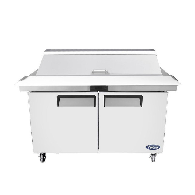 Atosa MSF8303GR 60 Inch Refrigerated Sandwich / Salad Prep Table – 2 Doors Stainless steel exterior &amp; interior in Other Business & Industrial in Ontario