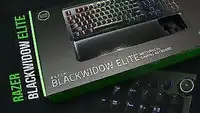 Brand New Never Used, Open Box! Razer BlackWidow Elite Backlit Mechanical Green Switch Ergonomic Gaming Keyboard