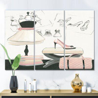 Made in Canada - East Urban Home Chic Galm Closet V - Multi-Piece Image Wrapped Canvas Painting Print