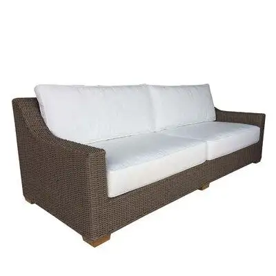 Bayou Breeze Hobson Patio Sofa with Sunbrella Cushions