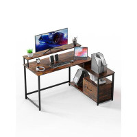 17 Stories Home Office Computer Desk With File Drawer